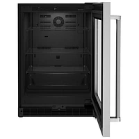 KitchenAid Undercounter 5.2 Cu. Ft. Freestanding Bar Fridge (KURR214KSB) - Stainless Steel