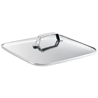 Scanpan 4.8L Glass/Stainless Square Pan Lid - Silver