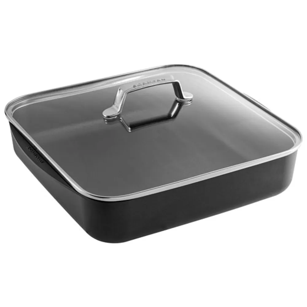 Scanpan 6.3L Glass/Stainless Square Pan Lid - Silver