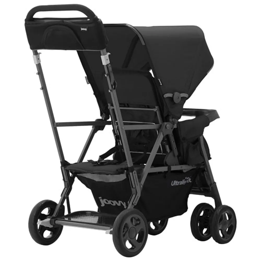 Joovy Caboose Too Ultralight Graphite Double Stroller - Black