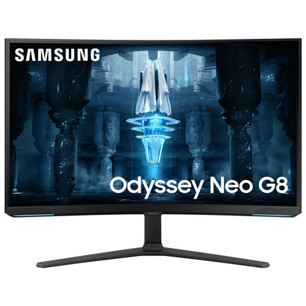 Moniteur de jeu FreeSync DEL incurvé VA UHD 4K 240 Hz de 32 po Odyssey Neo G8 de Samsung avec temps de réponse de 1 ms gris à gris (LS32BG852NNXGO)