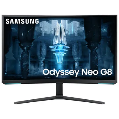 Samsung Odyssey Neo G8 32" 4K UHD 240Hz 1ms GTG Curved VA LED FreeSync Gaming Monitor (LS32BG852NNXGO)