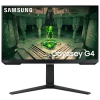 Moniteur de jeu FreeSync DEL IPS HD intégrale 1080p 240 Hz de 27 po Odyssey G4 de Samsung avec temps de réponse de 1 ms gris à gris (LS27BG402ENXGO) - Noir