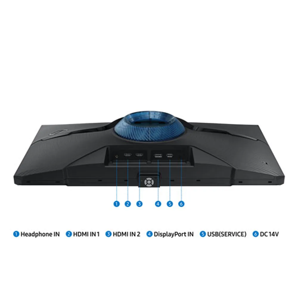 Samsung Odyssey G4 27" 1080p FHD 240Hz 1ms GTG IPS LED FreeSync Gaming Monitor (LS27BG402ENXGO) - Black