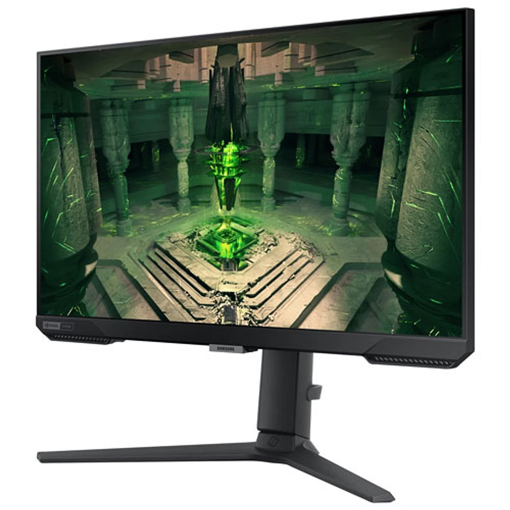 Moniteur de jeu FreeSync DEL IPS HD 1080p 240 Hz de 25 po Odyssey G4 de Samsung avec temps de réponse de 1 ms gris à gris (LS25BG402ENXGO) - Noir