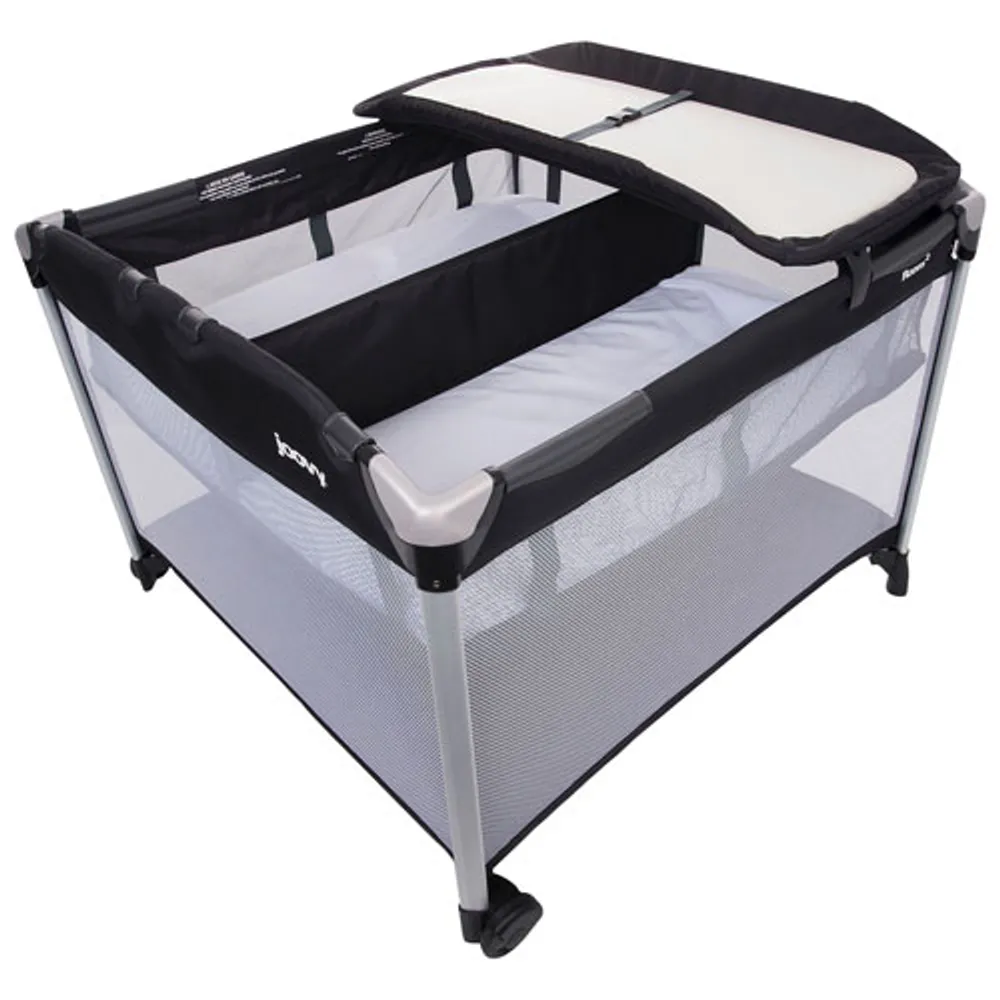 Joovy Room2 Twin Nursery Centre for Joovy Room Play Yard- Black/White