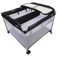 Joovy Room2 Twin Nursery Centre for Joovy Room Play Yard- Black/White