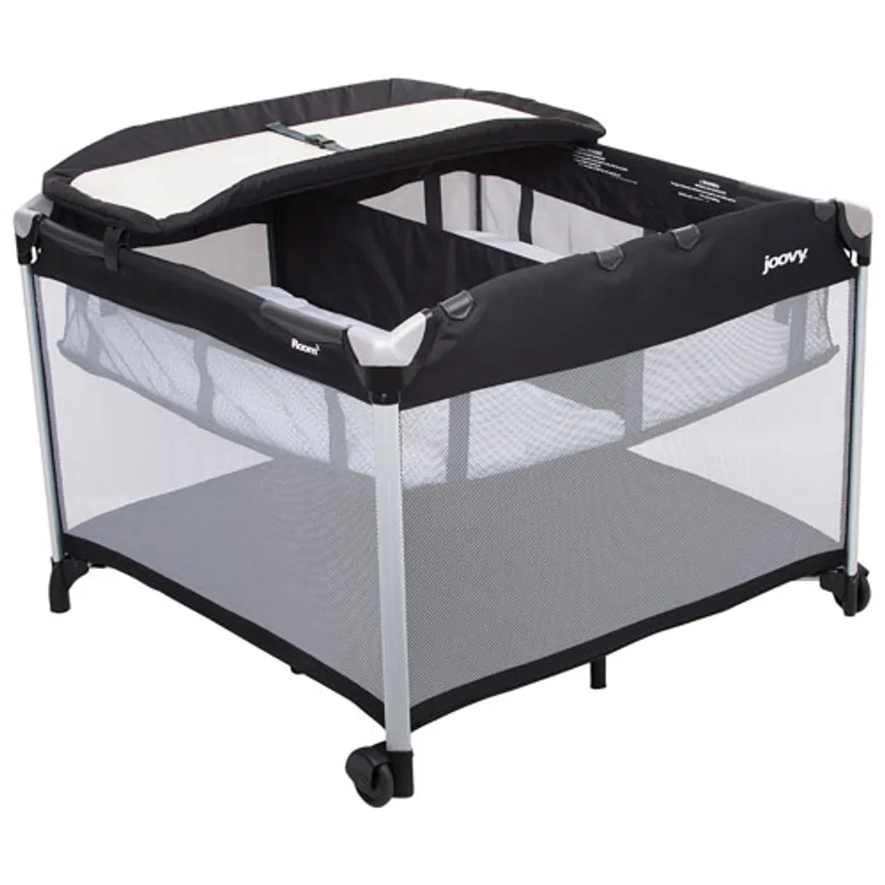 Joovy Room2 Twin Nursery Centre for Joovy Room Play Yard- Black/White