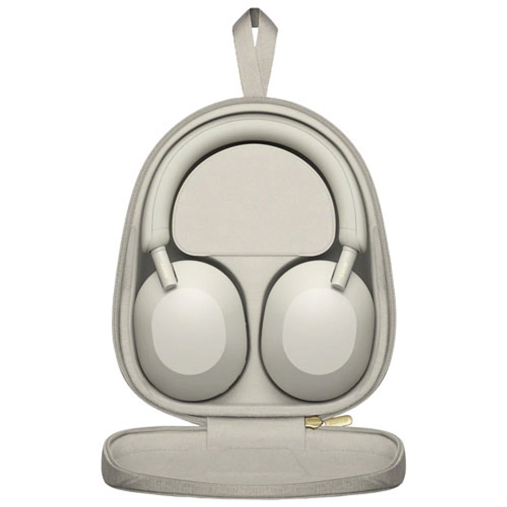 Casque d'écoute Bluetooth à suppression du bruit WH-1000XM5 de Sony - Argenté