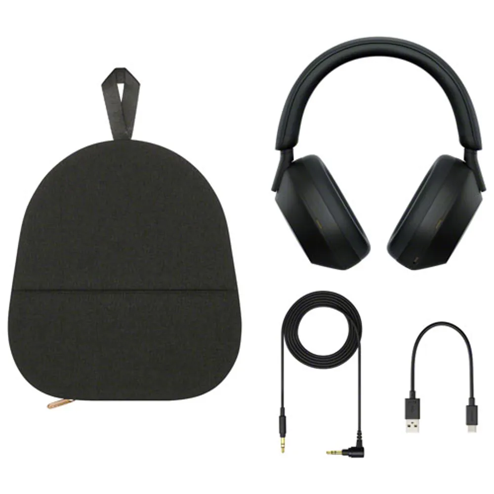 Sony WH-1000XM5 Over-Ear Noise Cancelling Bluetooth Headphones - Black