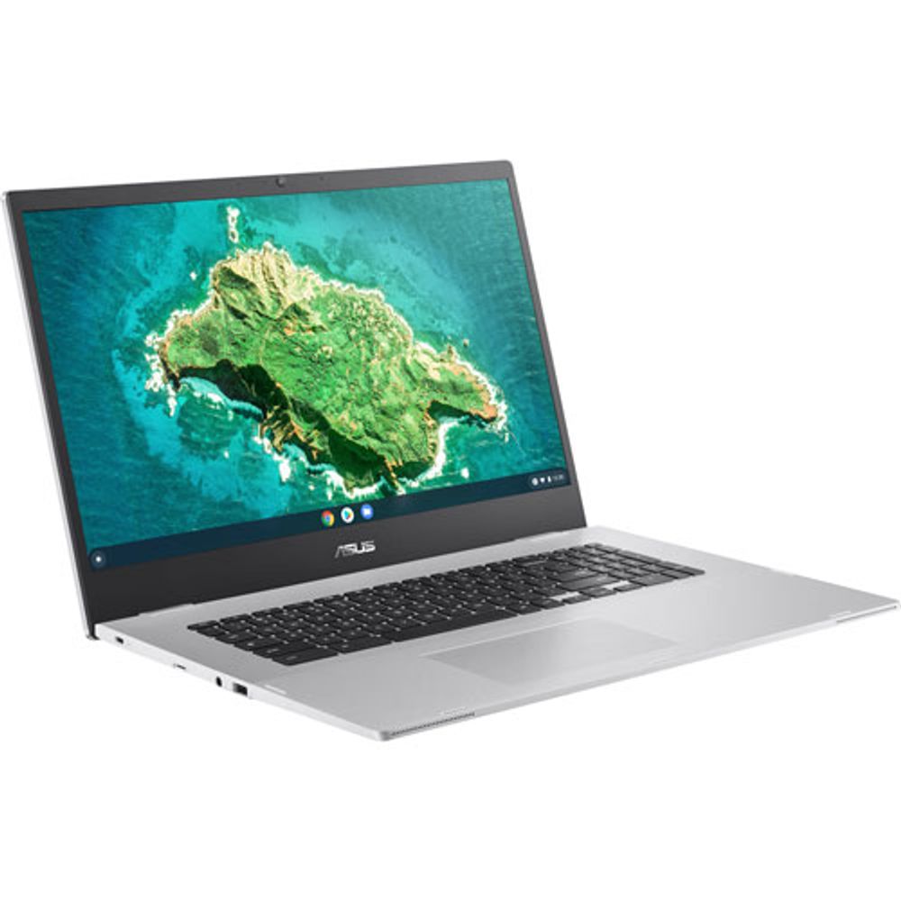 ASUS 17.3" Chromebook - Transparent Silver (Intel Pentium Silver N6000/128GB eMMC/8GB RAM/Chrome OS)