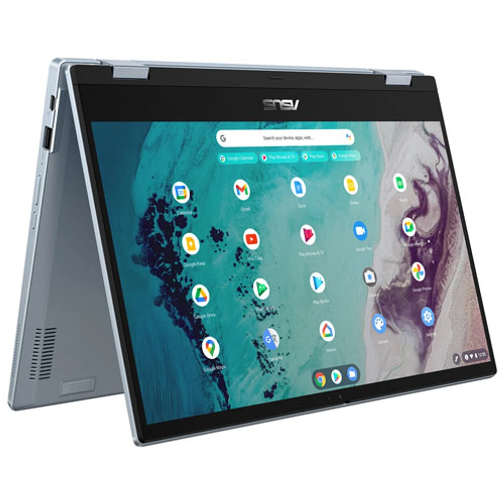 ASUS CX3 14" Touchscreen 2-in-1 Chromebook Flip - AI Blue (Intel i5-1130G7/512GB PCIe SSD/16GB RAM/ChromeOS)