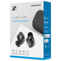 Sennheiser MOMENTUM 3 In-Ear Noise Cancelling True Wireless Earbuds - Black