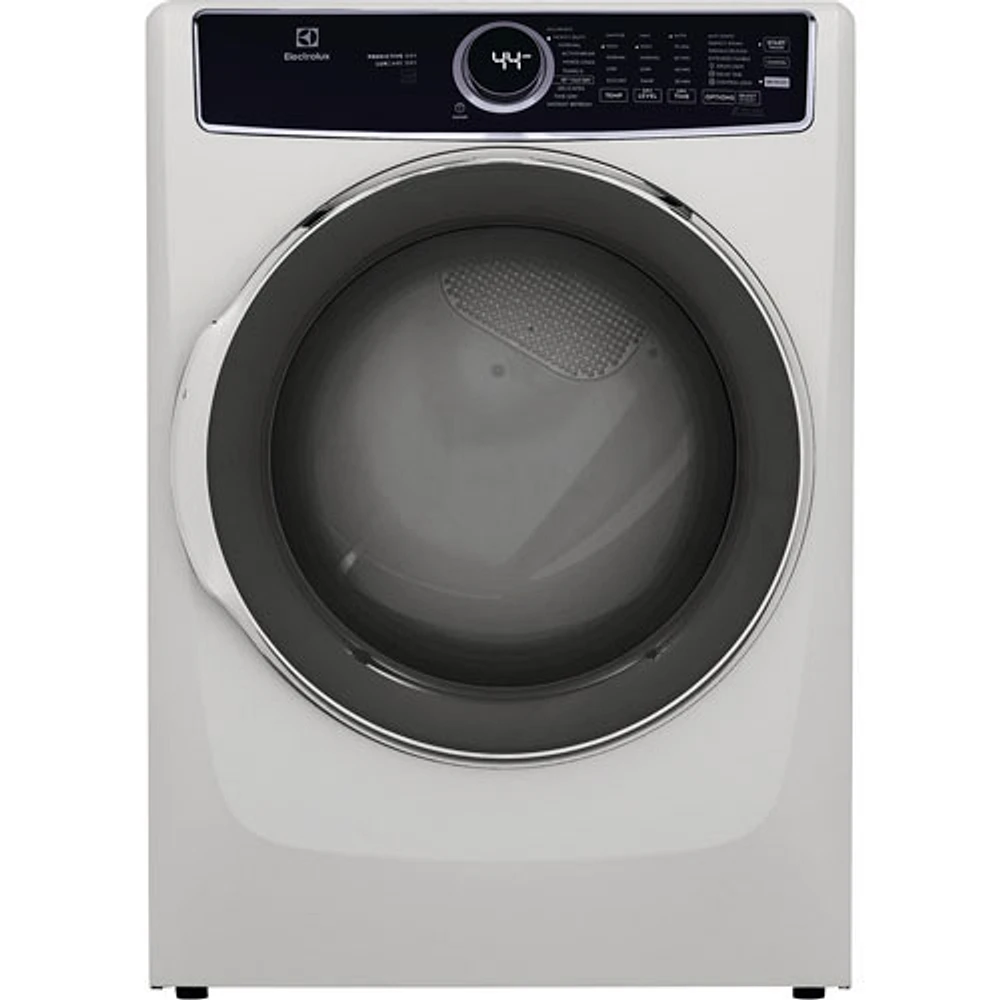 Sécheuse électrique à vapeur de 8 pi³ d'Electrolux (ELFE753CAW) - Blanc - BO - Parfait état