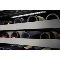 KitchenAid 46-Bottle Freestanding Dual Temperature Zone Wine Cellar (KUWL314KSS) - Stainless Steel