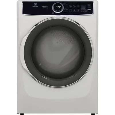 Sécheuse électrique à vapeur de 8 pi³ d'Electrolux (ELFE753CAW) - Blanc - Boîte ouverte - Endommagé