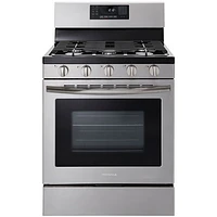 Insignia 30" 4.8 Cu.Ft. Gas Convection Range (NS-RGFGSS1) -Stainless -Open Box -Scratch & Dent