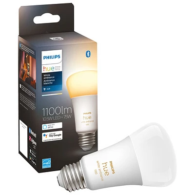 Philips Hue A19 Smart LED Light Bulb - White Ambiance