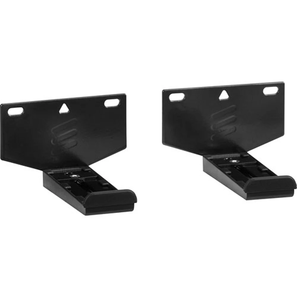 Best Buy Essentials Fixed Soundbar Wall Brackets - Black