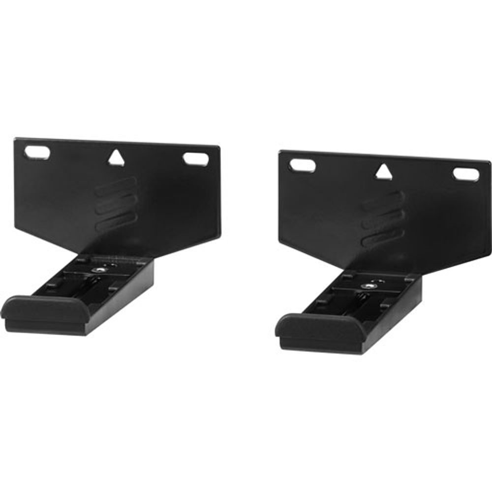 Best Buy Essentials Fixed Soundbar Wall Brackets - Black