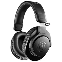 Casque de contrôle Bluetooth à isolation sonore ATH-M20xBT d'Audio Technica - Noir