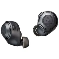 Écouteurs boutons 100 % sans fil à suppression du bruit ATH-CKS50TW d'Audio-Technica - Noir