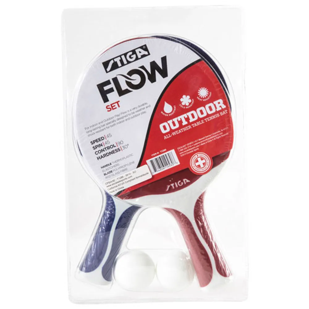 Stiga Flow 2-Player Table Tennis Racket Set (T1286)