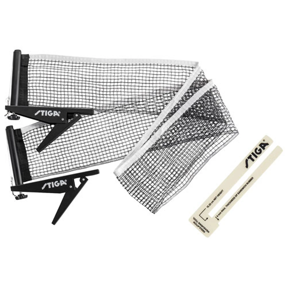 Stiga Premium Clipper & Net Post Table Tennis Set (T1566)