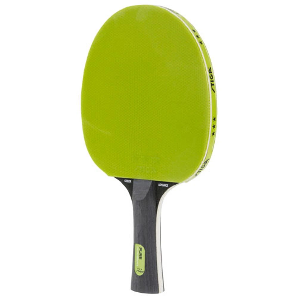 Stiga Pure Colour Advance Table Tennis Racket (T159801) - Green