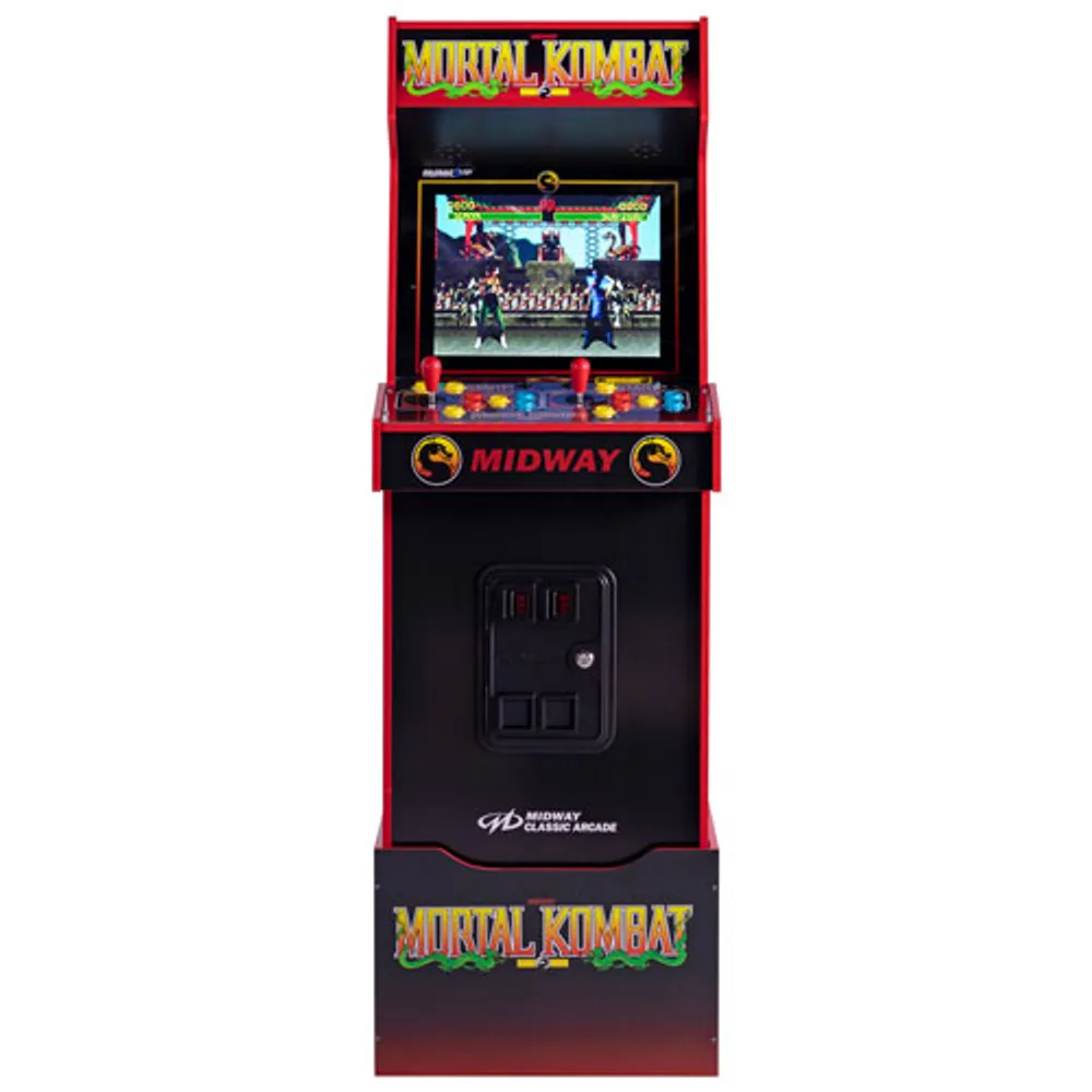 Arcade1Up Midway Legacy Mortal Kombat 30th Anniversary Edition Arcade Machine with Riser