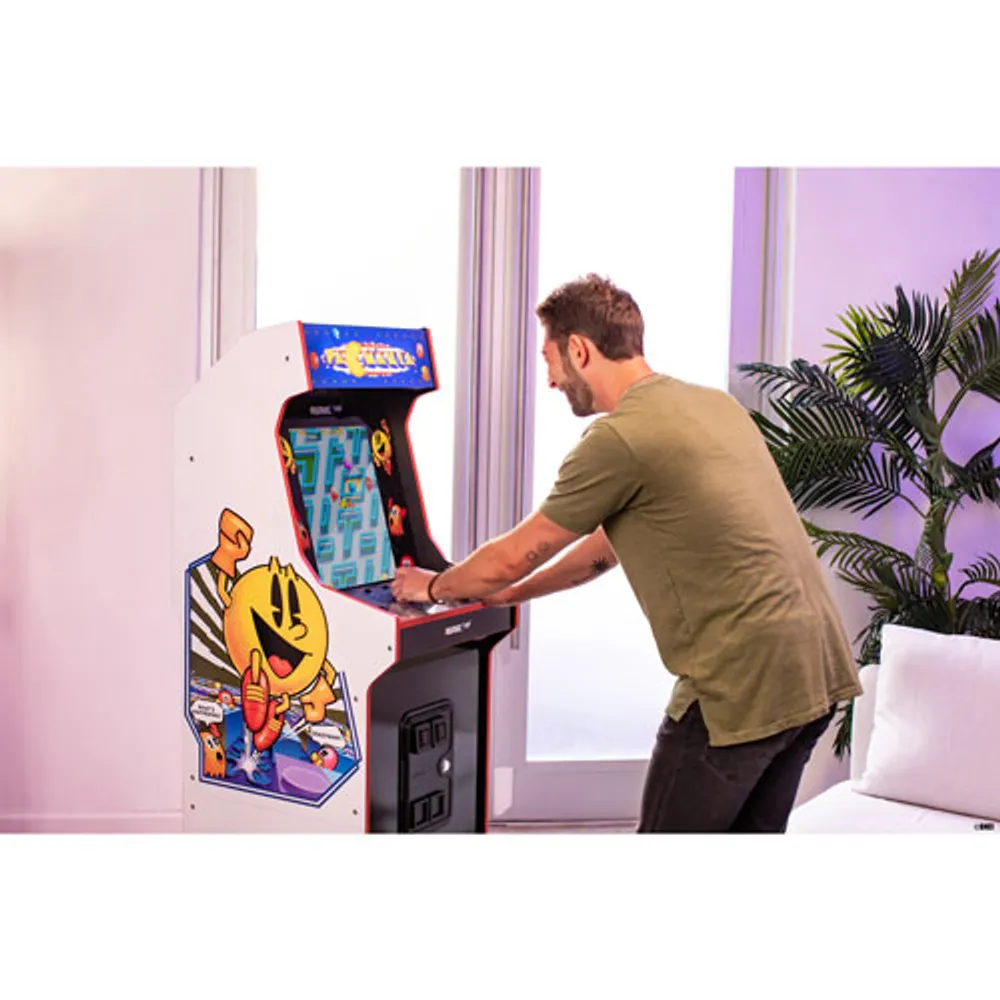 Arcade1Up Pac-Mania Arcade Machine with Riser