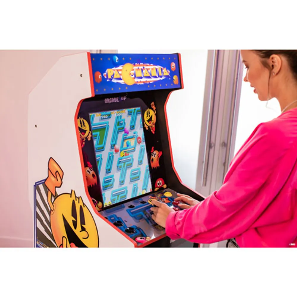 Arcade1Up Pac-Mania Arcade Machine with Riser