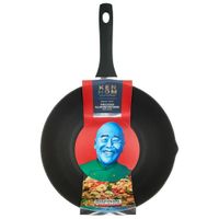 Ken Hom Classic 12" Non-Stick Aluminum Wok - Black