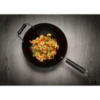 Ken Hom Excellence 12" Non-Stick Carbon Steel Wok - Black