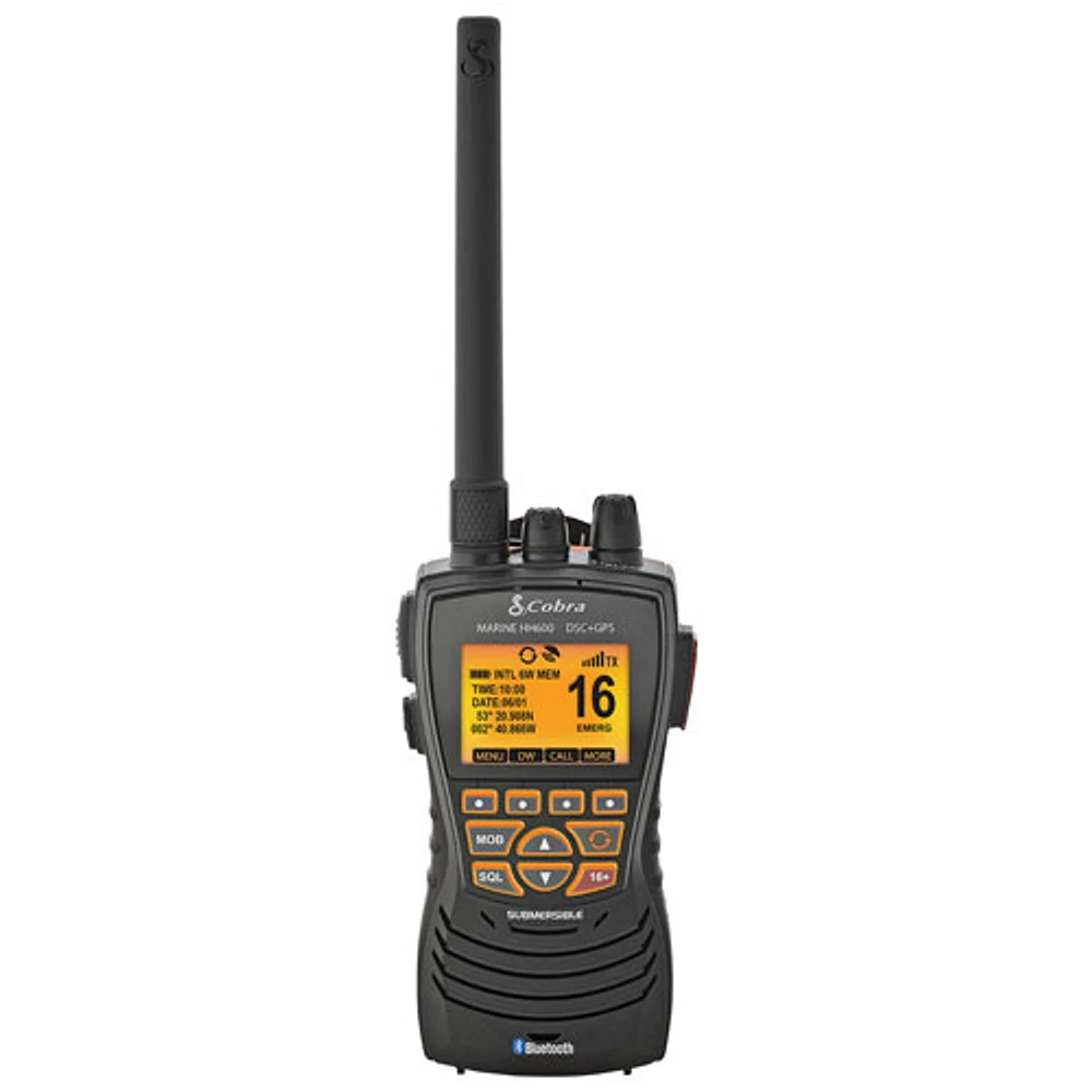 Cobra Marine Radio (MR HH600FLT GPS BT)