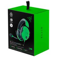 Razer Blackshark V2 X Wired Gaming Headset - Green