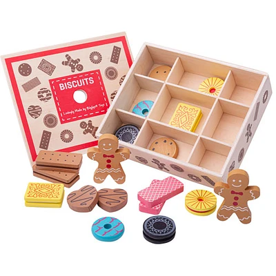 Bigjigs Toys Wooden Biscuit Set