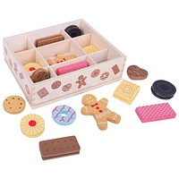 Bigjigs Toys Wooden Biscuit Set