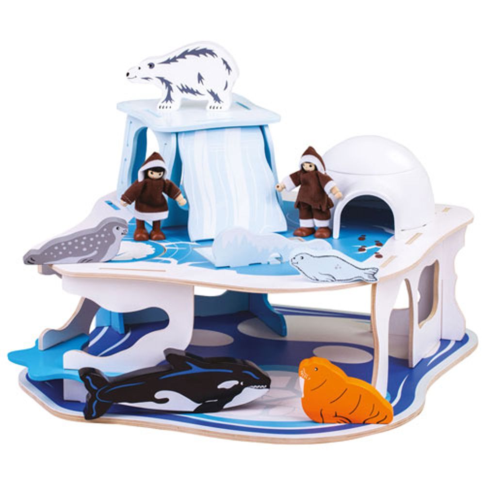 Bigjigs Toys Polar Glacier Play Set