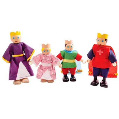Bigjigs Toys Wooden Royal Family Dolls