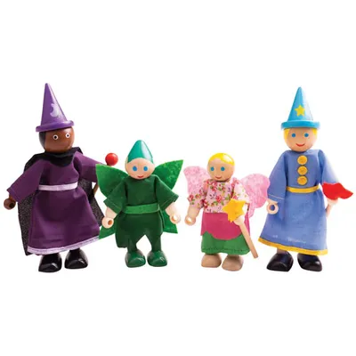 Bigjigs Toys Wooden Fantasy Dolls
