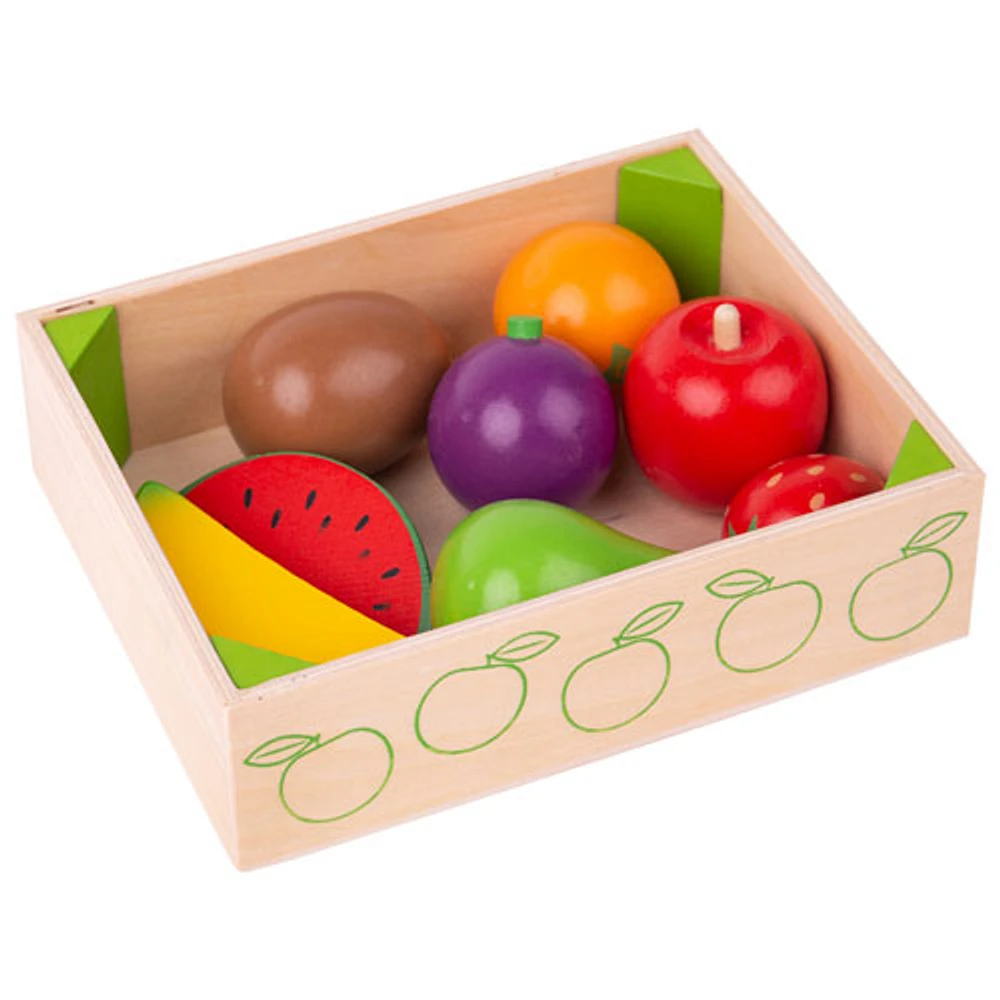 Bigjigs Toys Wooden Fruit Crate