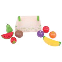 Bigjigs Toys Wooden Fruit Crate