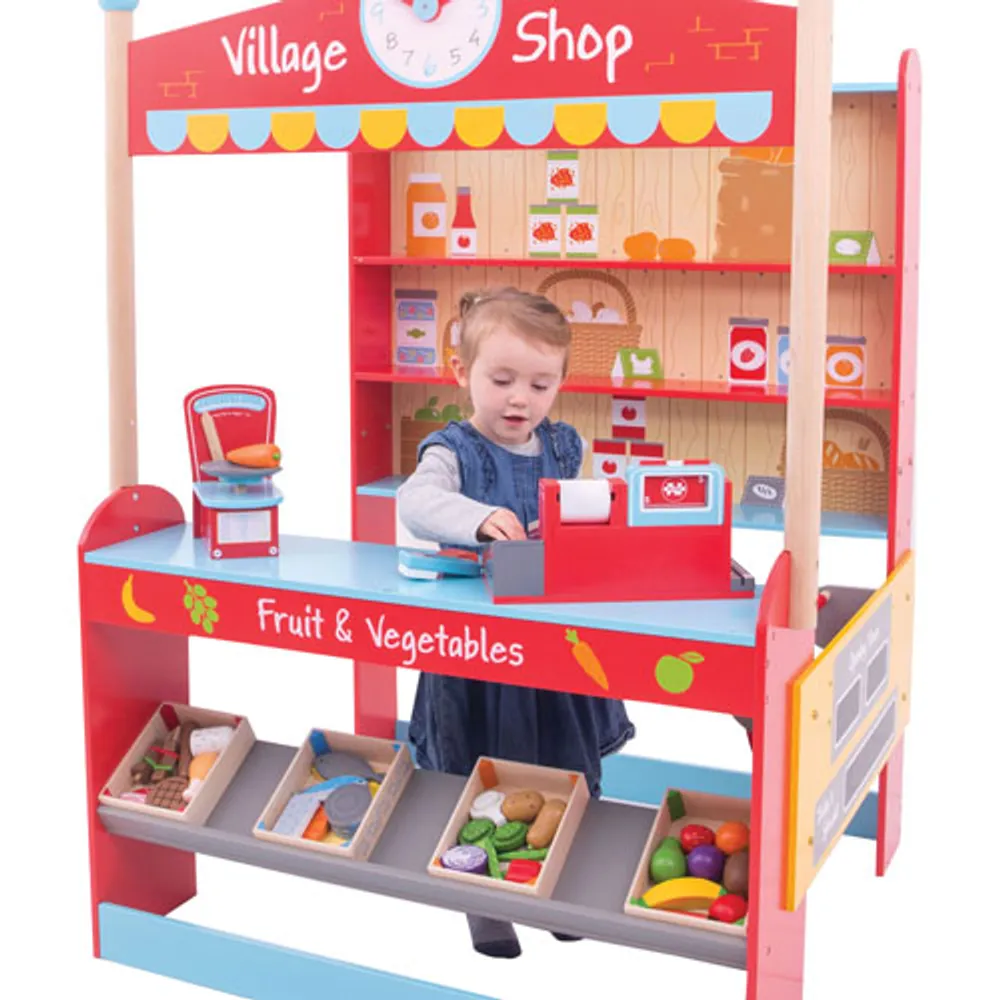 Boutique de village en bois de Bigjigs Toys