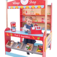 Bigjigs Toys Wooden Village Shop