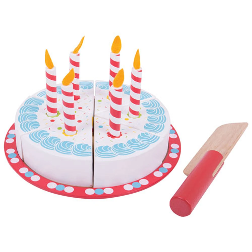 Bigjigs Toys Wooden Birthday Cake