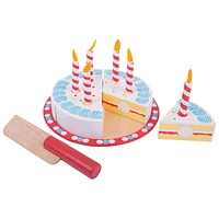 Bigjigs Toys Wooden Birthday Cake