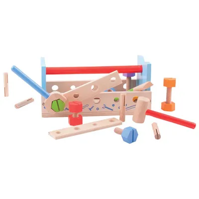 Bigjigs Toys Wooden Tool Box