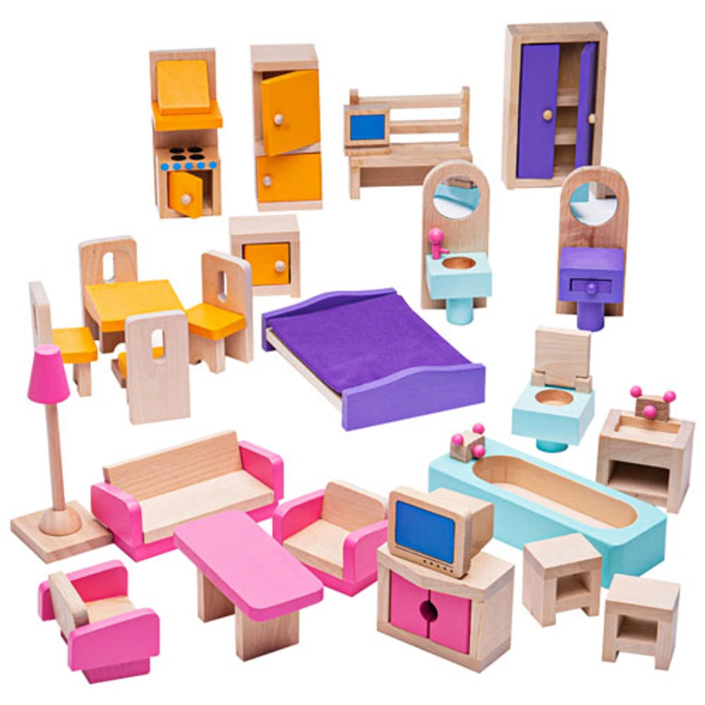 Ensemble de meubles pour maison de poupée de Bigjigs Toys