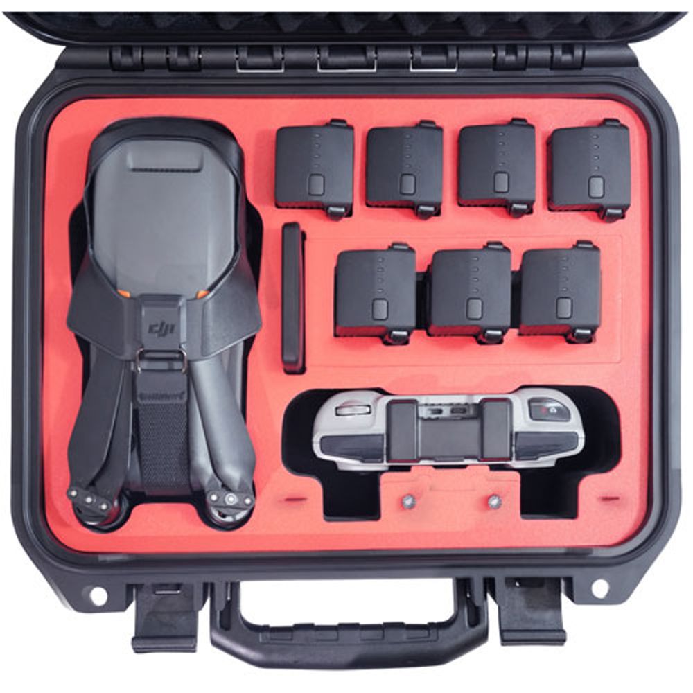 VCUTECH Waterproof Hard Shell Carrying Case for DJI Mavic 3 Series - Black